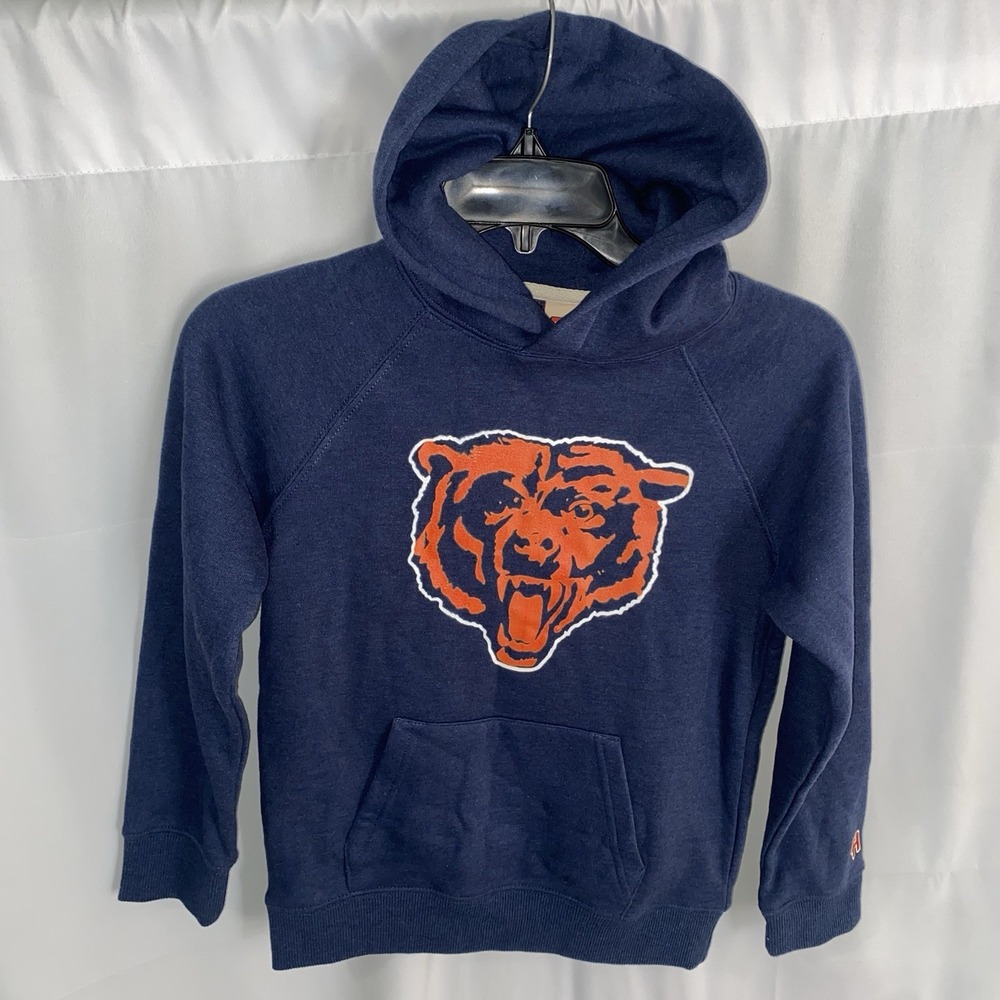 Homage Chicago Bears Hoodie Hooded Sweatshirt Youth Kids size 8 NWOT